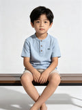Camiseta Infantil Menino Gola Padre Alakazoo 00268 — foto 1