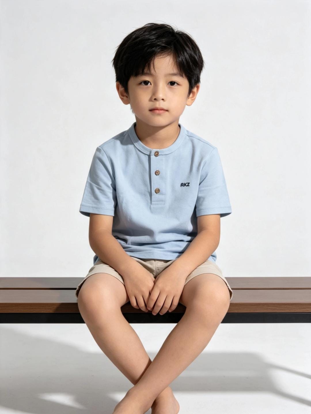 Camiseta Infantil Menino Gola Padre Alakazoo 00268 — foto 1