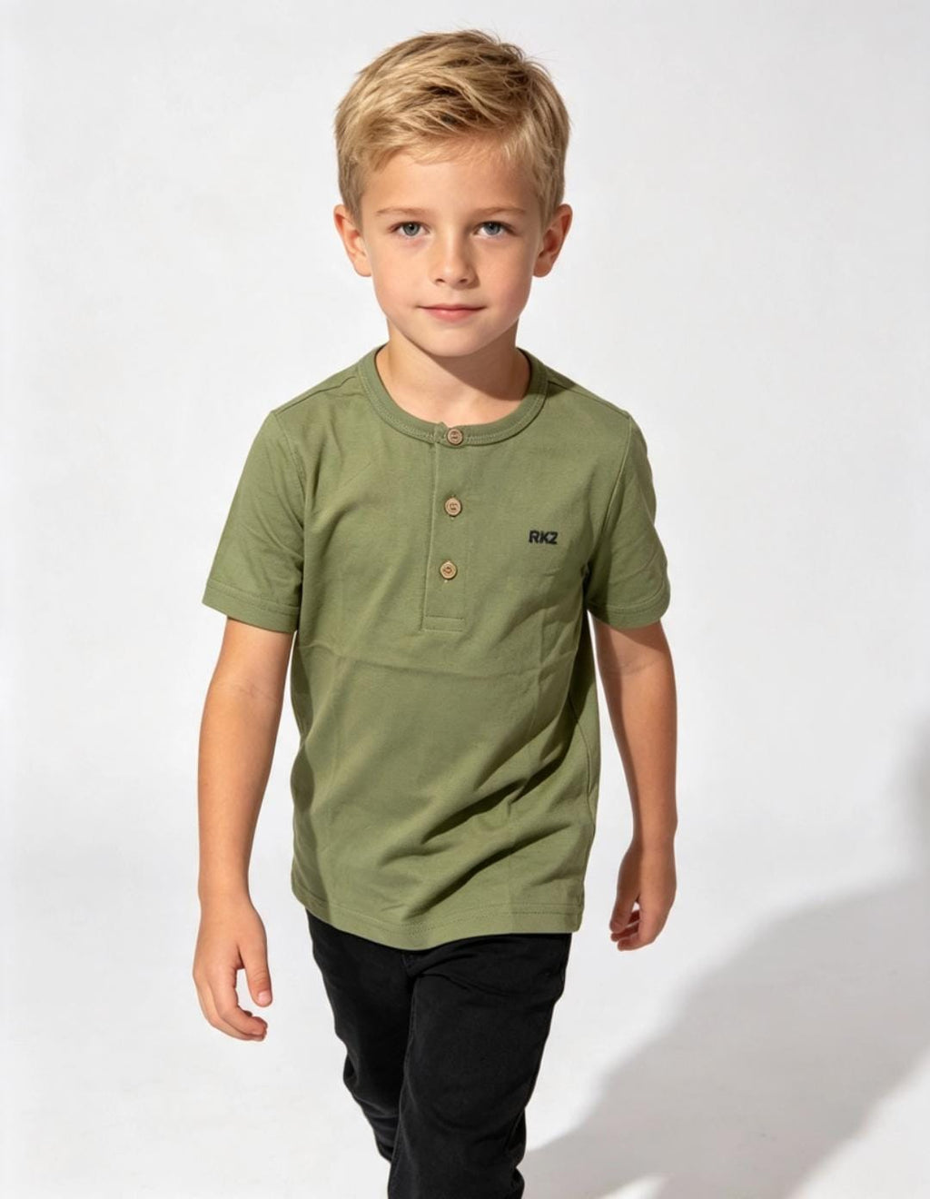 Camiseta Infantil Menino Gola Padre Alakazoo 00268 — foto 2