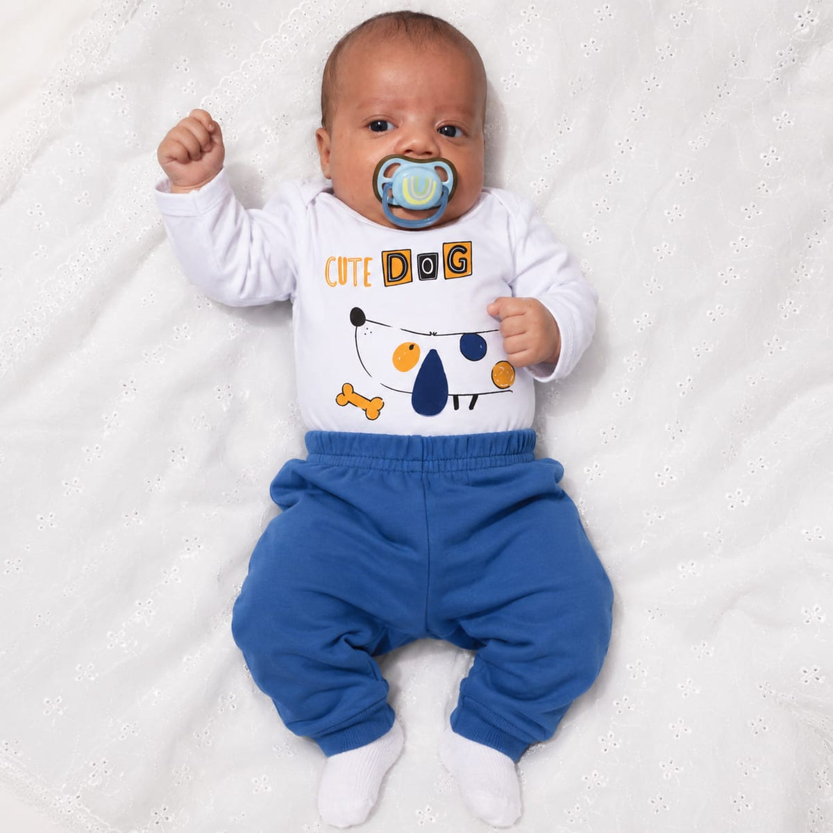 Conjunto Bebê Menino Body + Calça Kyly 1000721 — foto 3