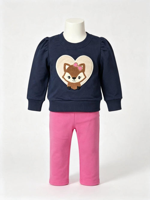 Conjunto Bebê Menina Raposa + Legging Kyly 1000741 — foto 2