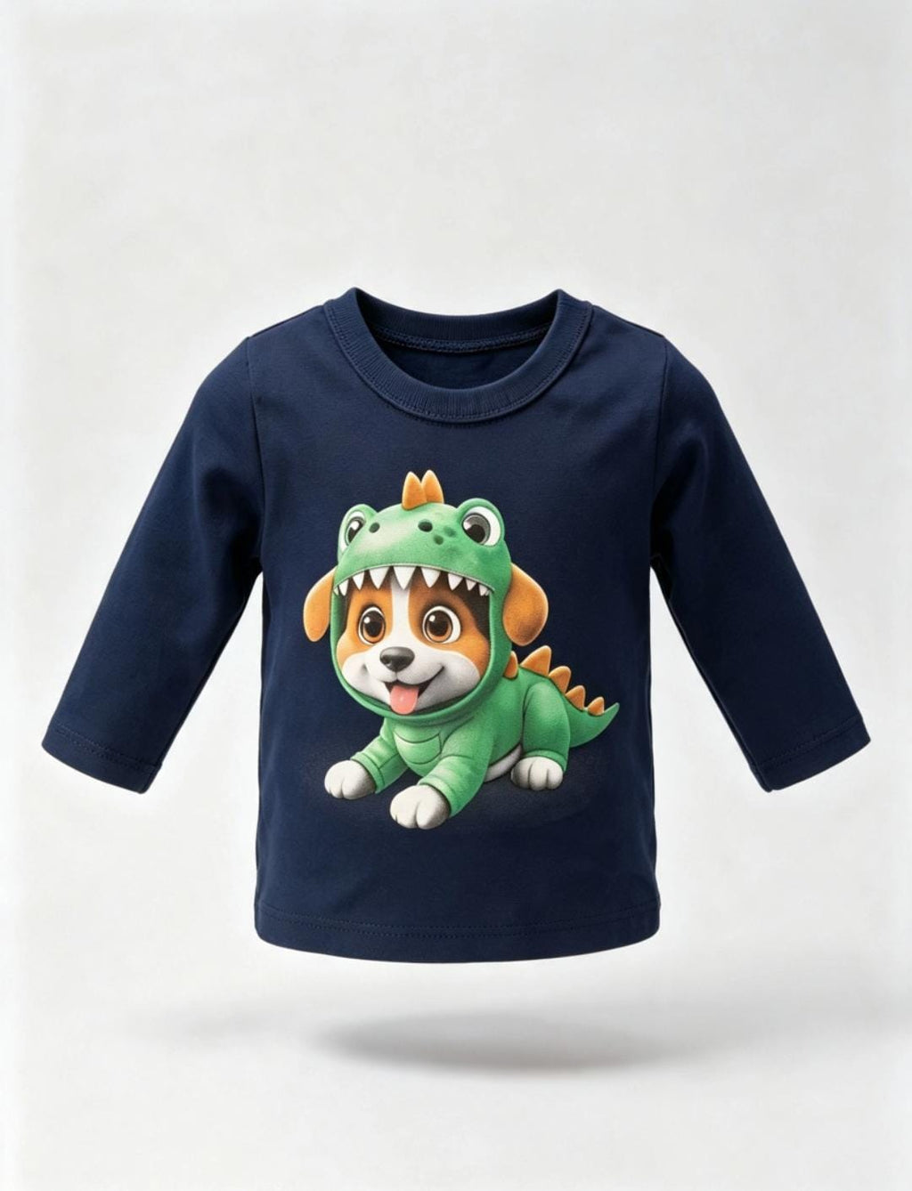 Camiseta Infantil Menino Manga Longa Cachorro Dino Kyly 1001569 — foto 3