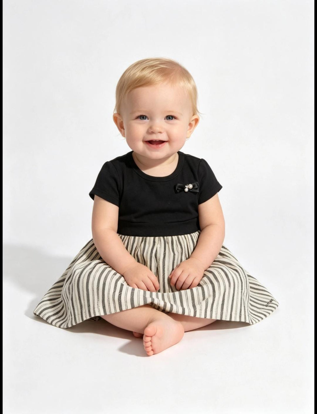 Vestido Infantil Menina Manga Curta Alakazoo A0330 — foto 1